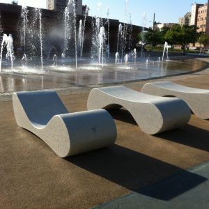 ספסל בטון Rivola bench